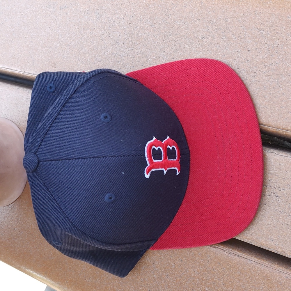 Vtg Cooperstown American Needle Boston Red Sox Snapback Blue Baseball Cap Hat